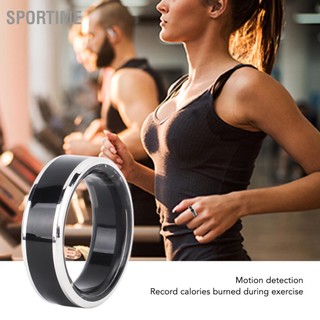 Sportime Nhẫn thông minh Theo dõi giấc ngủ Chống nước Đa chức năng Chăm sóc sức khỏe thể thao