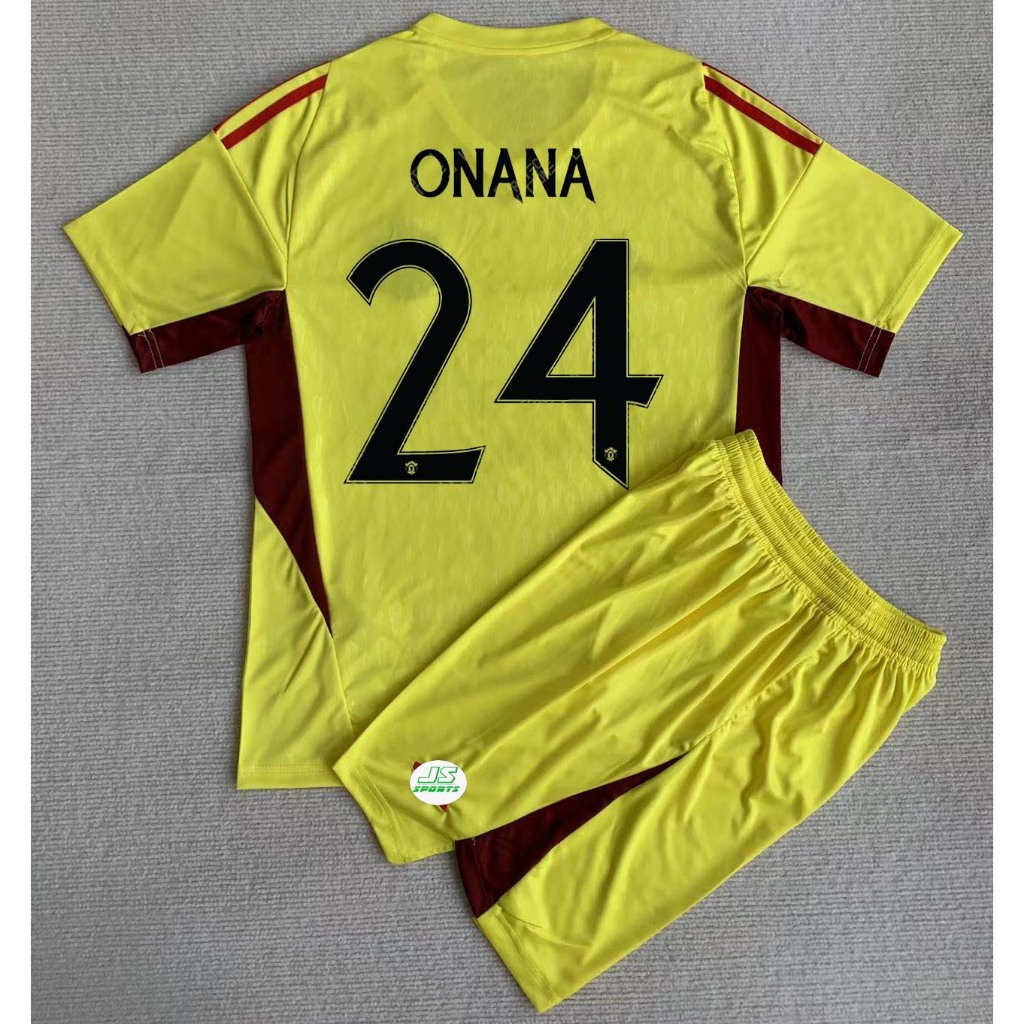 2023 / 24 man / utd Thủ Môn Trẻ Em & Người Lớn jersey Conana