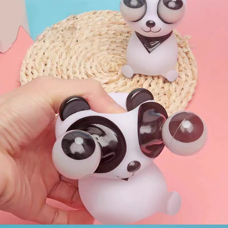 Staring Panda Super Fun Stress Relief Toys Squeeze Toy for Kids Squishy Doll