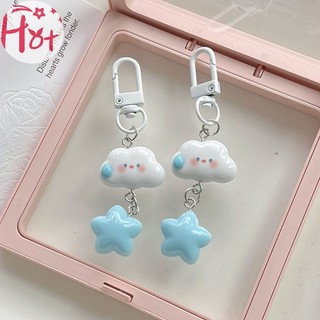 Móc khóa túi xách hình đám mây dễ thương cho nữ