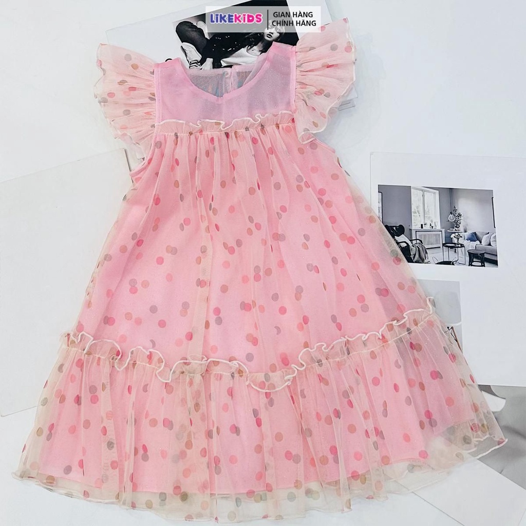 Váy bé gái kiểu dáng lưới dễ thương C26 _ LikeKids