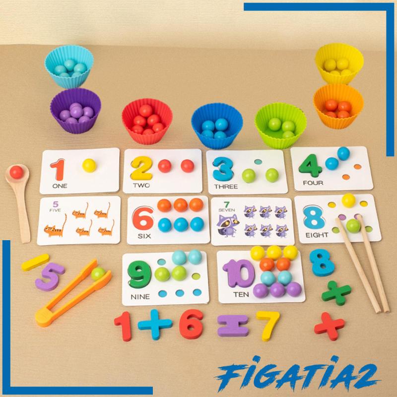 Montessori Đồ Chơi Phân Loại Màu Cầu Vồng Dành Cho Trẻ Mẫu Giáo