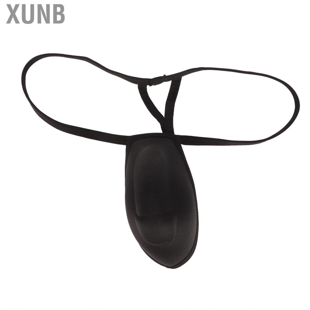 Xunb Men String Underwear T Shaped Cotton Pouch Lingerie Black For R ABE