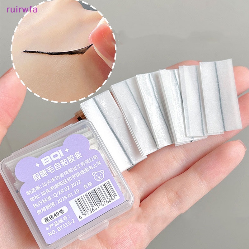 Ruirwfa Set 10 / 40 Cuộn Băng Keo Dán Lông Mi Tự Dính Không Gây Dị Ứng Mới