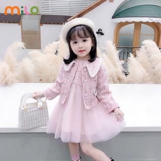 Set đầm công chúa màu đỏ xinh xắn cho bé gái