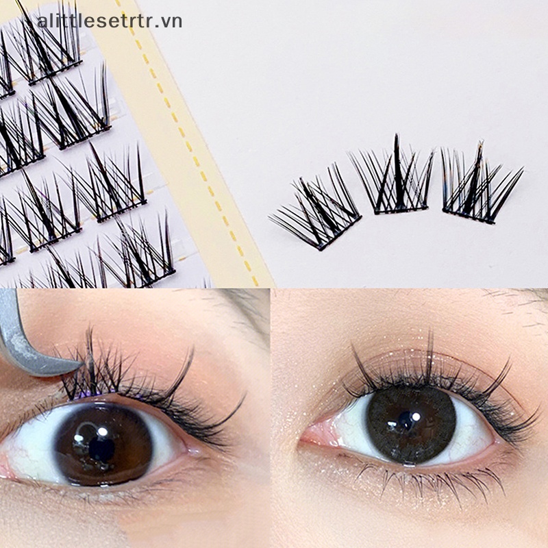 Alittlesetrtr Hộp Lông Mi Giả 12mm Tự Nhiên Nối Mi Trang Điểm Tự Nhiên vn