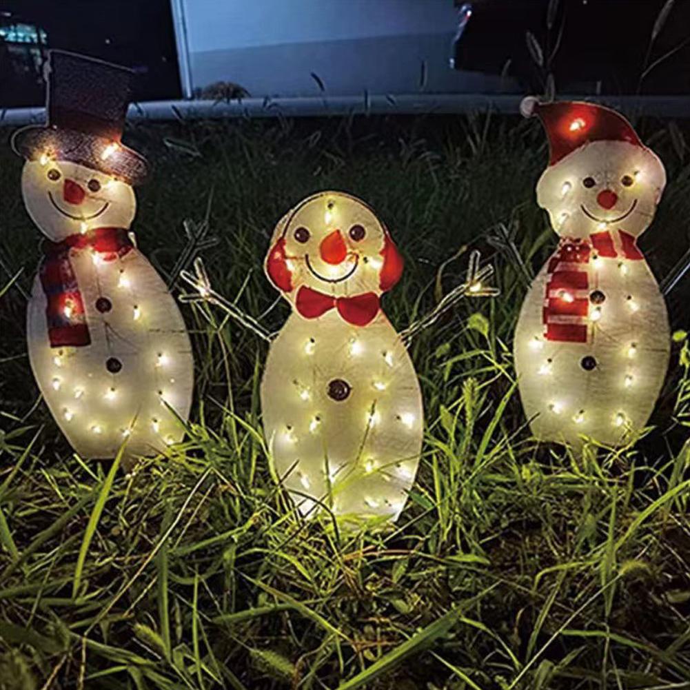 Đèn led Chiếu Sáng Hình Người Tuyết k4g6