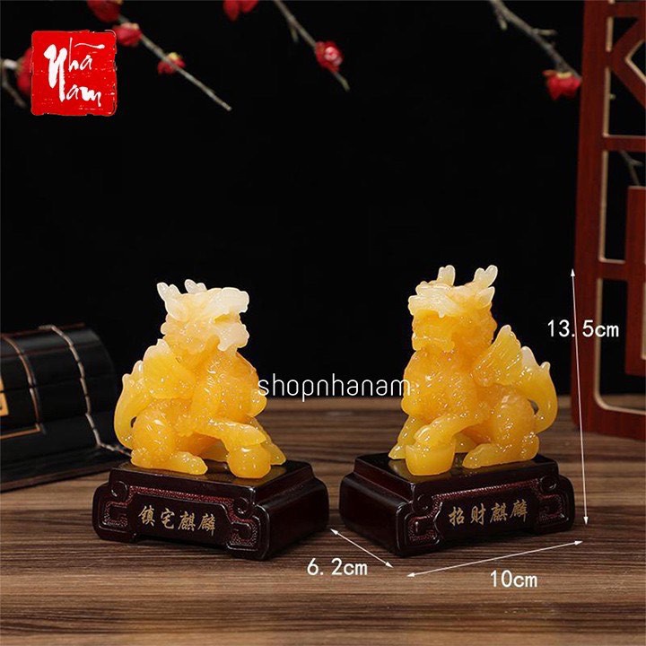 Tượng Tỳ Hưu Phong Thủy Mini Tì Hưu Tài Lộc Vật Phẩm Phong Thủy