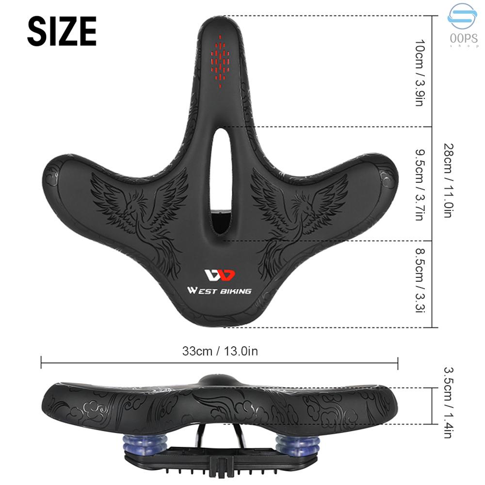 Yên Xe Đạp Leo Núi Bản Rộng Thoải Mái Chống Thấm Nước Cho Nam Nữ