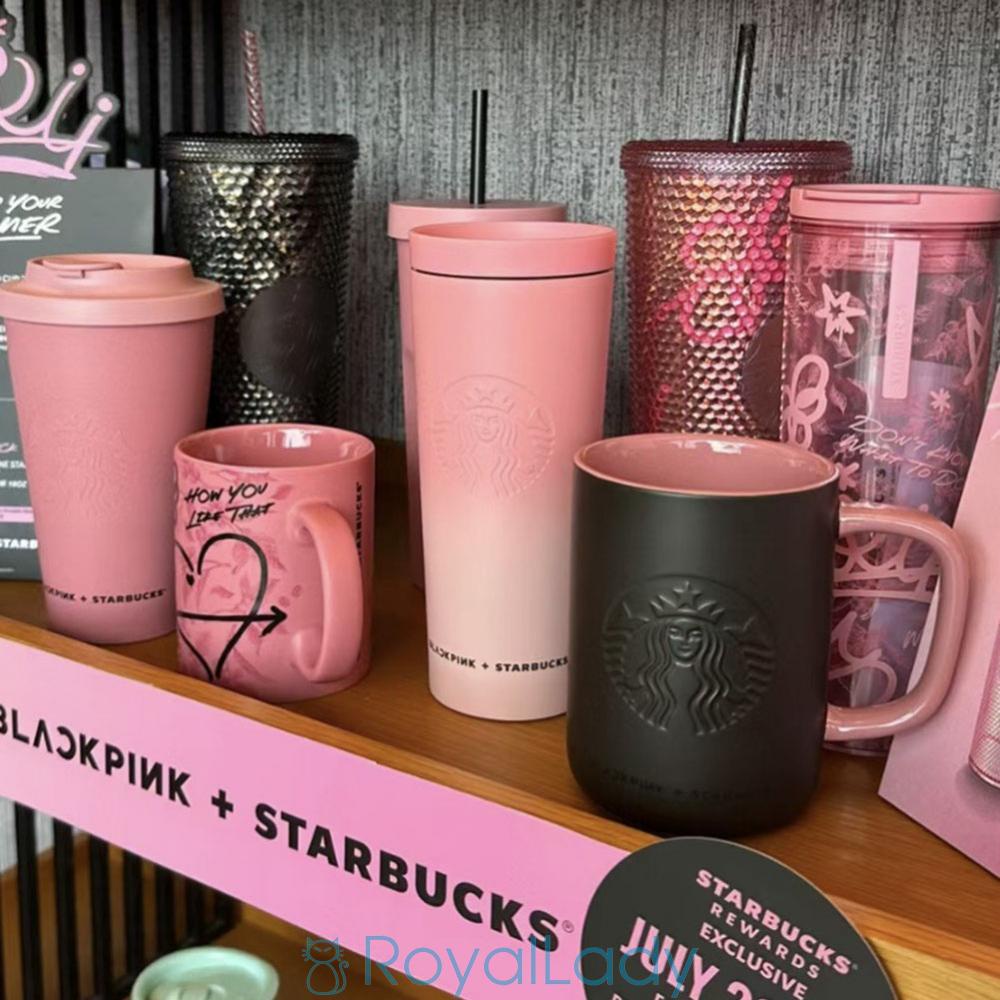 Starbucks Bình Uống Nước 414ml In Hình Nhóm Nhạc blackpink Đẹp Mắt
