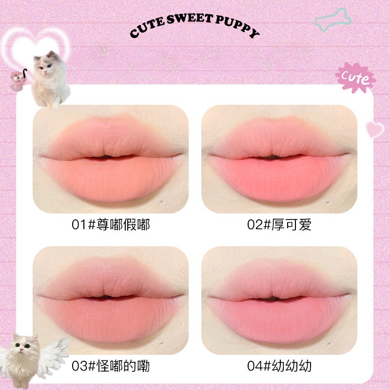 Flortte Son Môi Hai Đầu Kiêm Chì Kẻ Viền Môi Hiệu Ứng Lì Chống Thấm Nước