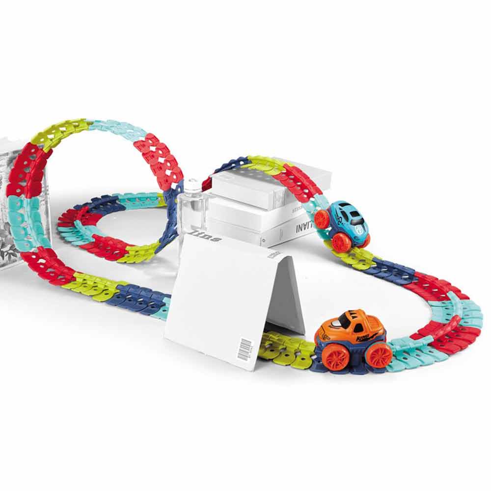 Changeable Track fexible rail track racing car kids electric car toy set