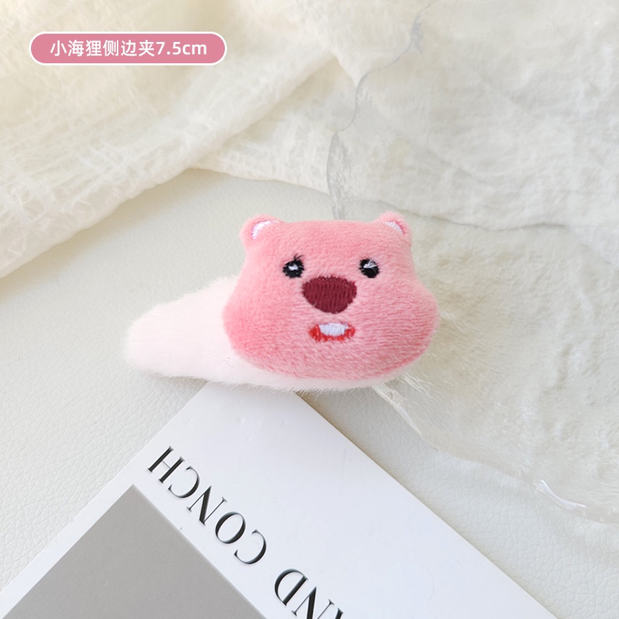 Dây Cột Tóc Màu Hồng Họa Tiết Hoạt Hình Dễ Thương Cho Nữ
