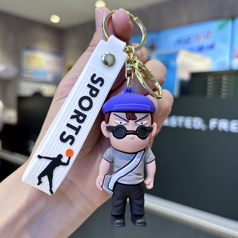 Móc khóa Anime nhân vật Slam Dunk phong cách đường phố siêu ngầu