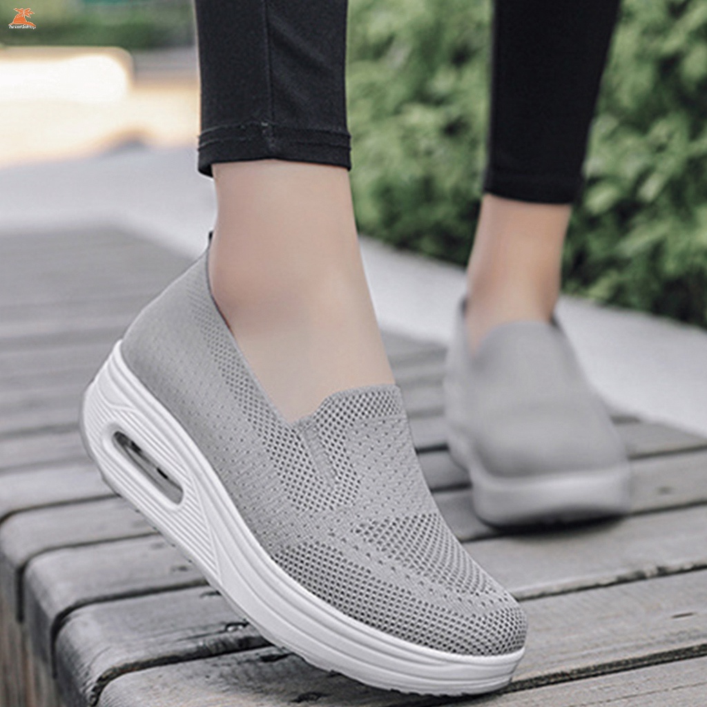 Giày Sneaker Tập gym Siêu Nhẹ Thoáng Khí Thời Trang Cho Nữ