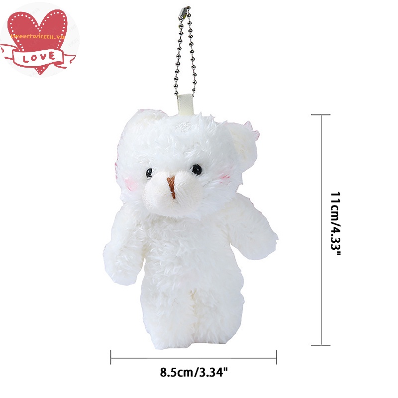 Tri Móc Khóa Hình Gấu Nhồi Bông Đáng Yêu