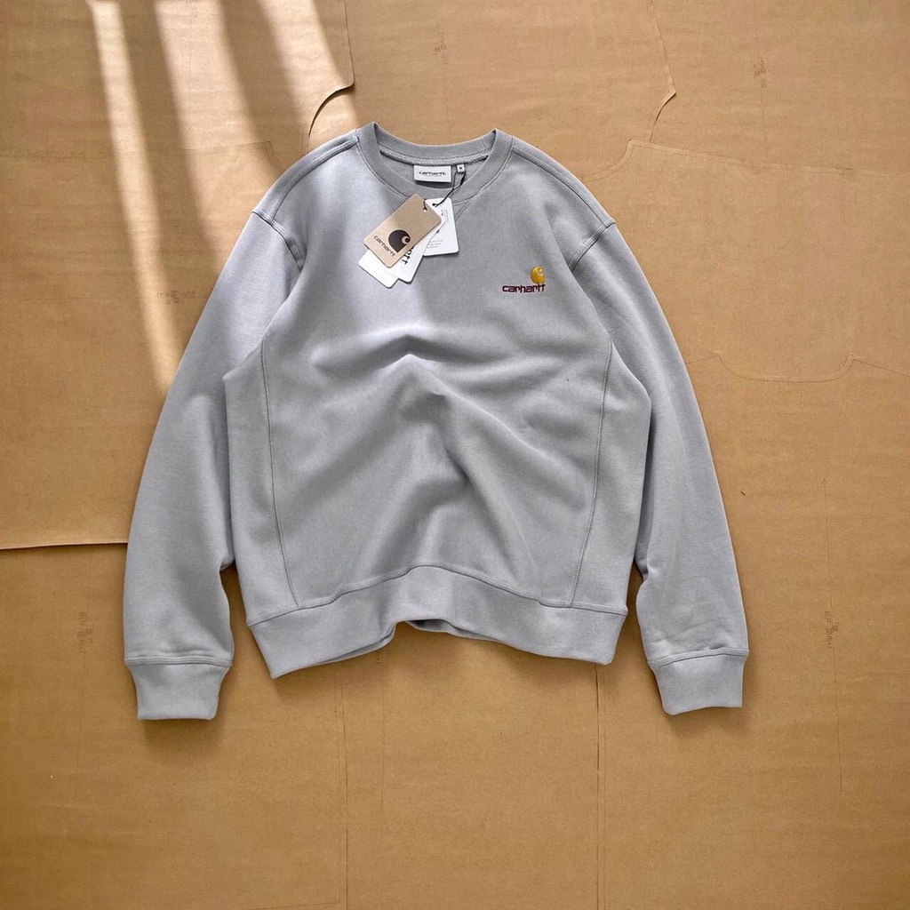 INUB Carhartt 2023 new sweater letter Logo embroidery design round neck sweater Carhartt sweater