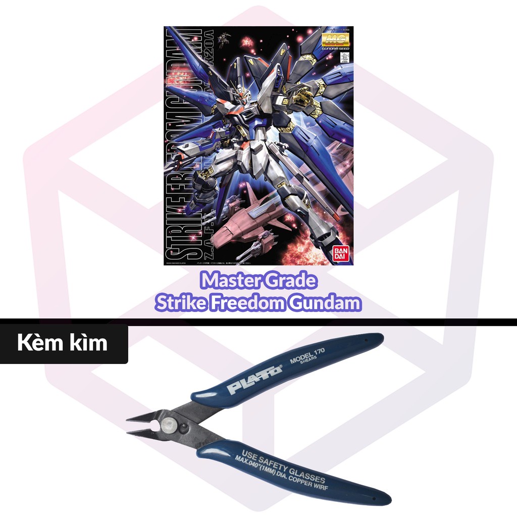 Mô Hình Gundam Bandai MG Strike Freedom Gundam 1/100 Gundam SEED Destiny  tặng ôtô