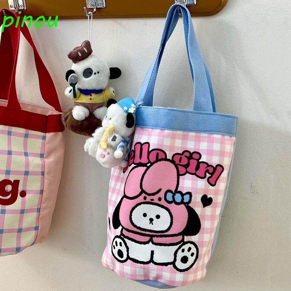 Pinou Túi vải Họa Tiết Thỏ Hoạt Hình Dễ Thương