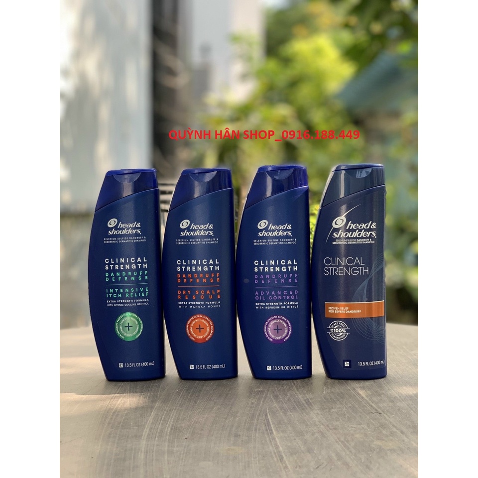 Dầu gội Head & Shoulder Clinical Strength 400ml