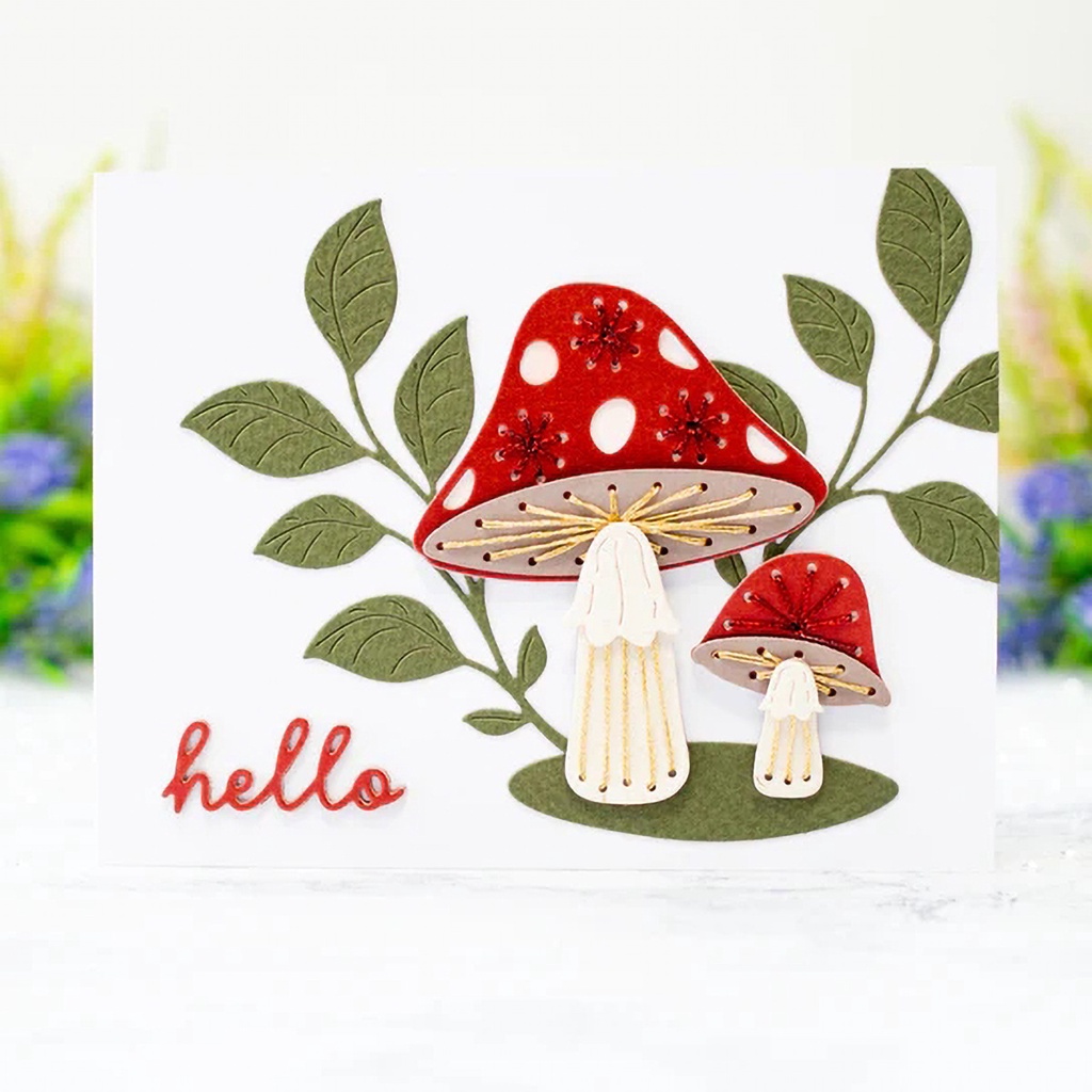 Khuôn Cắt Giấy Kim Loại Hình Cung Nấm