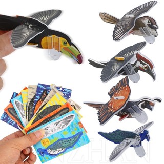Đồ chơi mô hình chim bay hoạt hình cho trẻ em diy