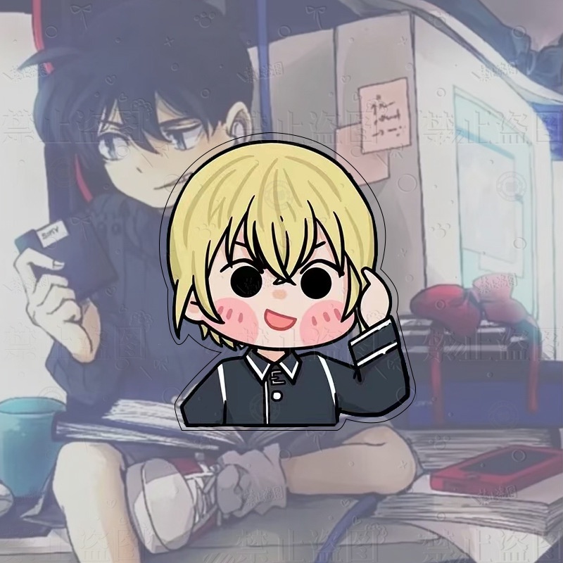 Ghim Cài Áo Bằng acrylic Hình Thám Tử conan Hoạt Hình Dễ Thương