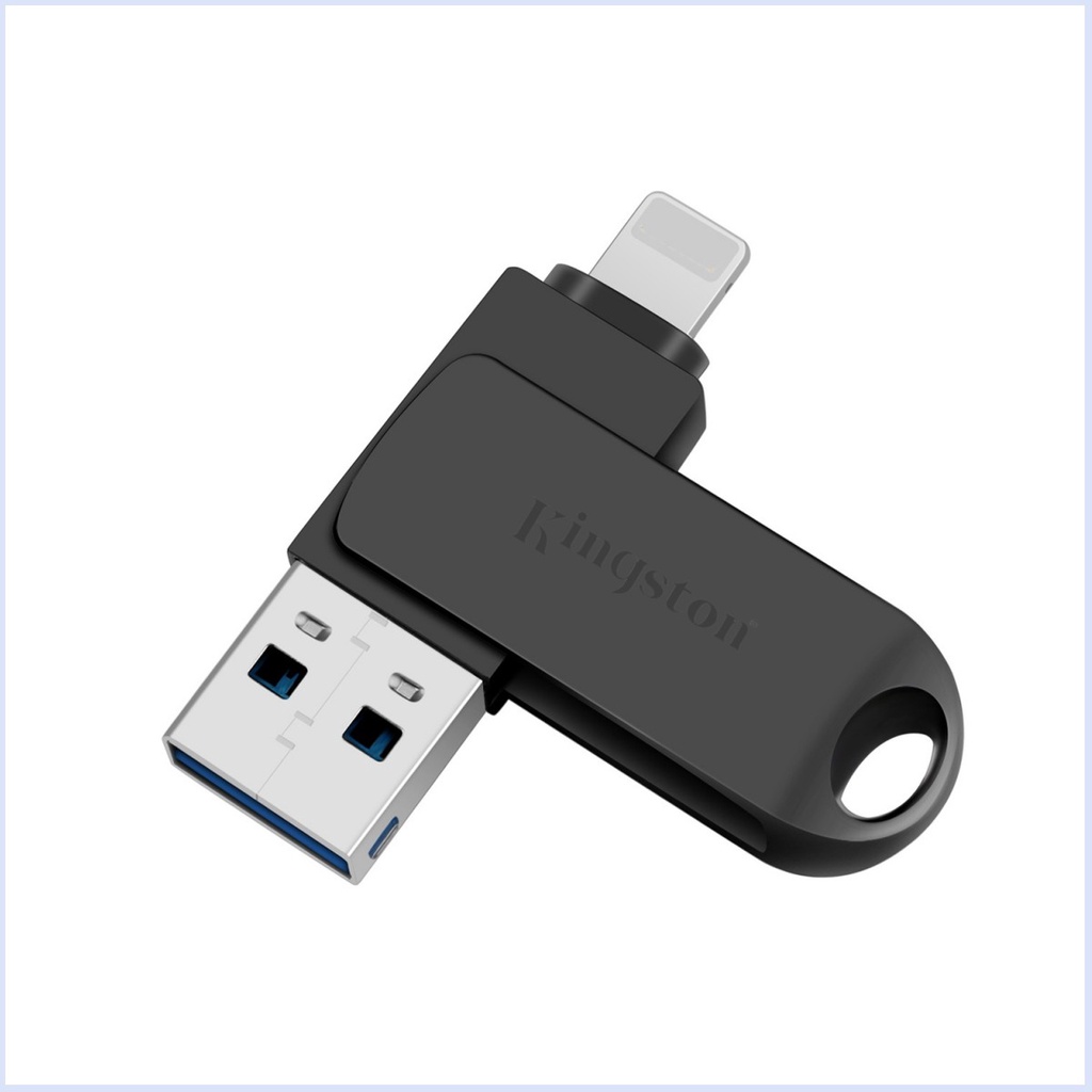 Usb Ổ Đĩa flash 2 Trong 1 Bằng Kim Loại kingston 256g 512g 1t Cho iphone