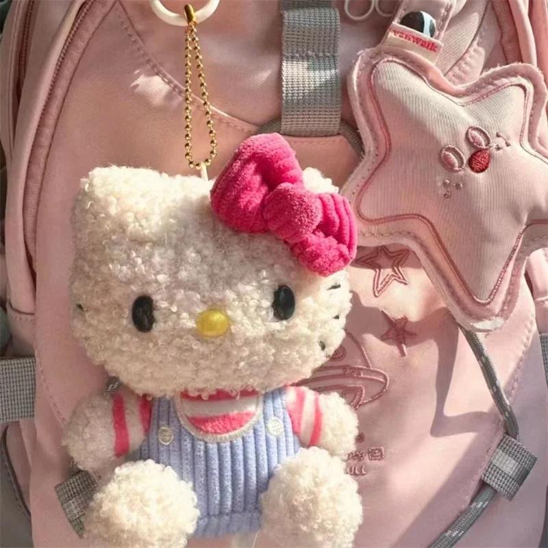 SANRIO Hello kitty Móc Khóa Hình Mèo kitty Nhồi Bông Đáng Yêu