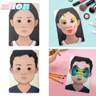 Zlion bảng nhựa tập vẽ trang điểm có thể giặt lại cho người mới bắt đầu
