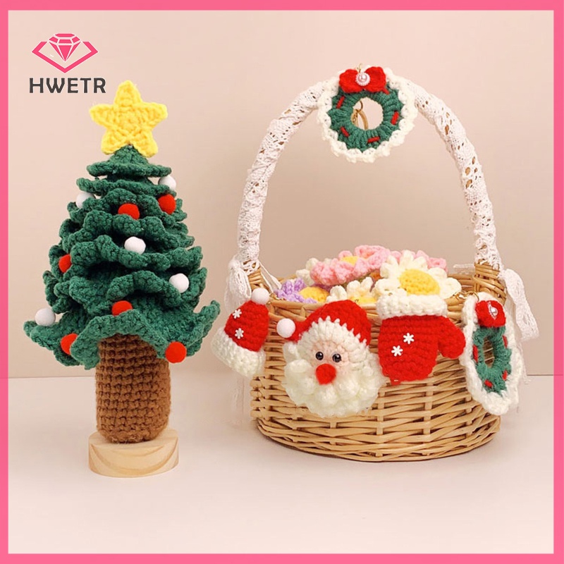 Móc Khóa Hình Ông Già Noel Đan Len Dễ Thương Mới