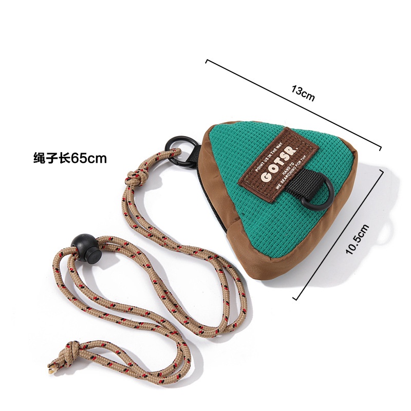 Mới Túi Đựng Tiền Xu Hình Tam Giác Sáng Tạo