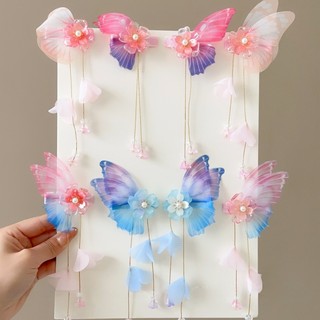 Kẹp Tóc Hình Bướm Màu gradient Dễ Thương Cho Bé Gái