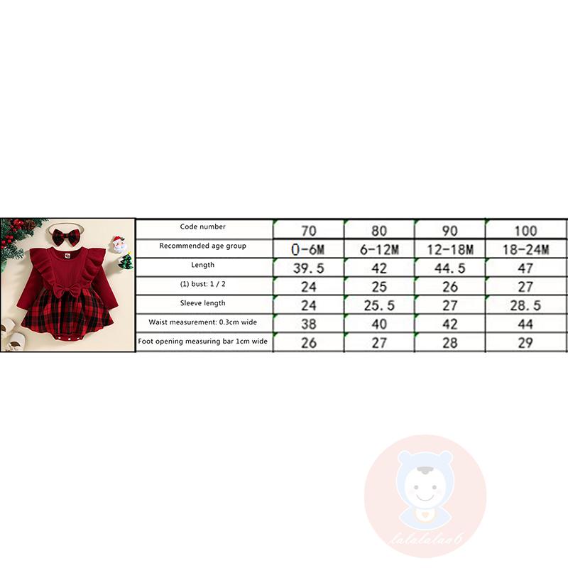 Bộ Áo Liền Quần Tay Dài Cổ Tròn Họa Tiết Kẻ Sọc Đính Nơ Kèm Băng Đô Cài Tóc Xinh Xắn Cho Bé Gái Laa