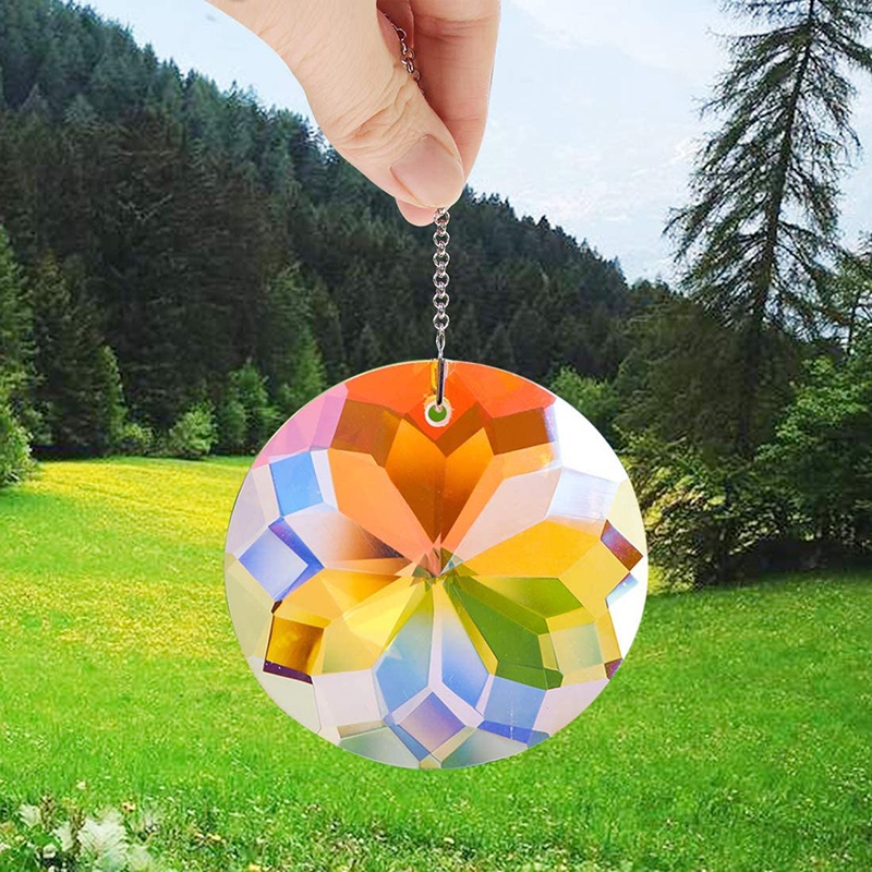 New Suncatcher Crystal Sun Catcher Prism Crystal Hanging Window Lighting Pendant