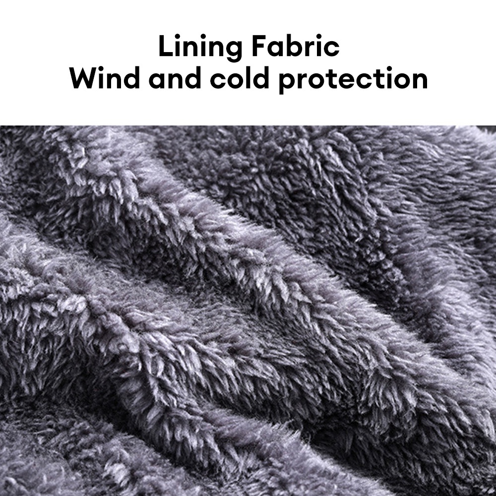 Mũ Trùm Đầu Kiêm Khăn Choàng Cổ Bằng Nhung San Hô Dày Dặn Giữ Ấm Mùa Đông Cho Nam Nữ