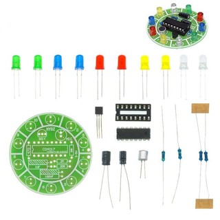 Bộ đèn led điện tử điều khiển bằng giọng nói cd4017 cho phòng thí nghiệm
