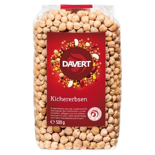 Đậu gà hữu cơ chưa rang DAVERT Organic-chickpeas 500g