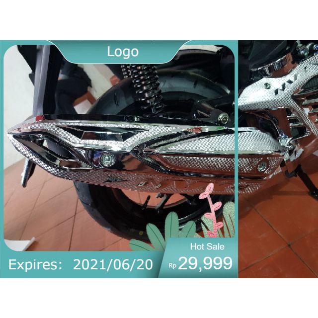 Bộ trang trí,bảo vệ  xe NVX 125-150.2017 2018 2019 2020 2021 crom