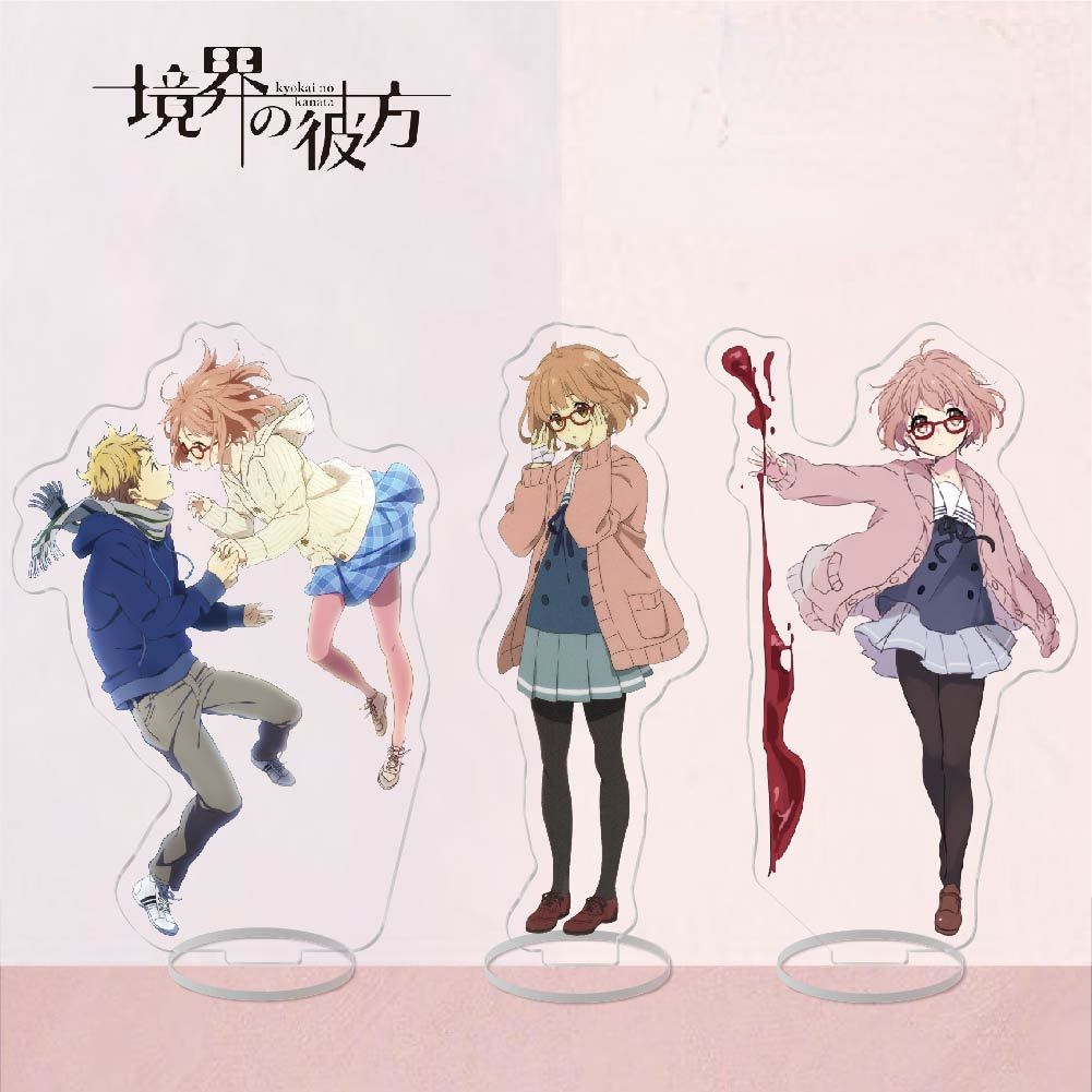 Anime Beyond the Boundary Kuriyama Mirai Acrylic Đứng Hình Trang Trí Bàn Bộ Sưu Tập Đồ Chơi Mô Hình 