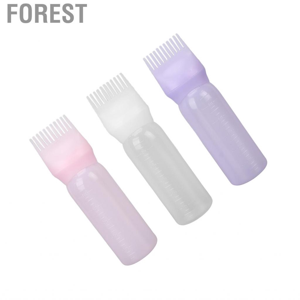 Forest 3x  Applicator Bottle Home Salon Portable Root Styling Comb
