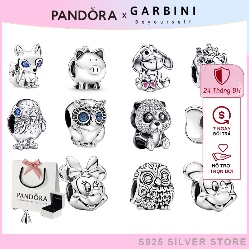 Charm bạc S925 Pandora bộ sưu tập Animals