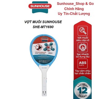  VỢT BẮT MUỖI SUNHOUSE SHE-MT1690 - HÀNG CHÍNH HÃNG 