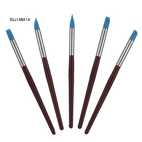 Giày Thể Thao sujianxia sujianxia Năng Động Hợp Thời Trang| Set 5 Bút silicone Chạm Nổi Trang Trí Móng Tay diy