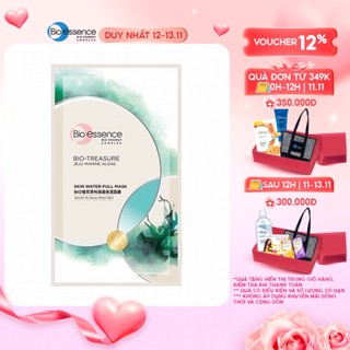 Mặt nạ dưỡng da ẩm mượt Bio-Essence Skin Water-Full Mask chiết xuất tảo biển Jeju 20ml