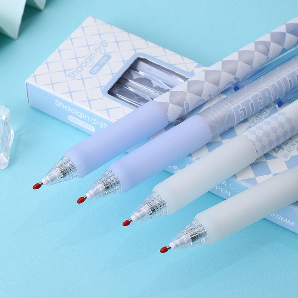 Set 4 Bút Mực gel Ngòi 0.5mm Mực Đen Nhanh Khô