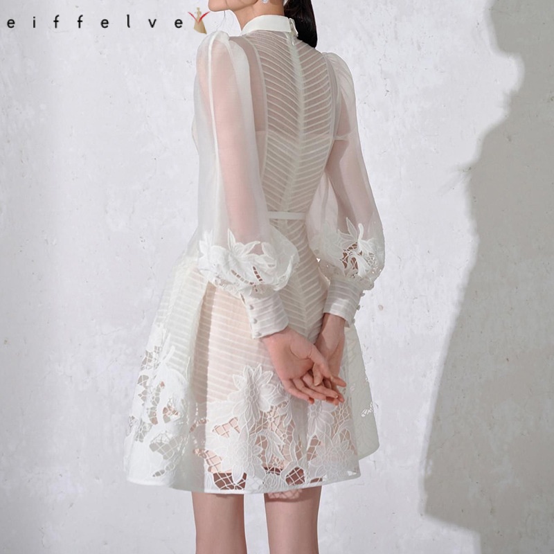 Váy Trắng Xếp Ly Dáng Dài Tan Trong Nước Phong Cách Pháp Niche 2023 Mới 1191