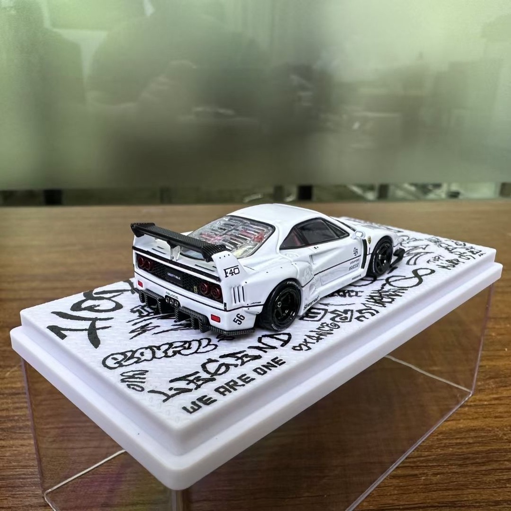 Inno 1/64 ferrari f40 tokyo auto salon Tỉ Lệ Mô hình xe hơi Quà sinh nhật Quà tặng Toy Trang trí