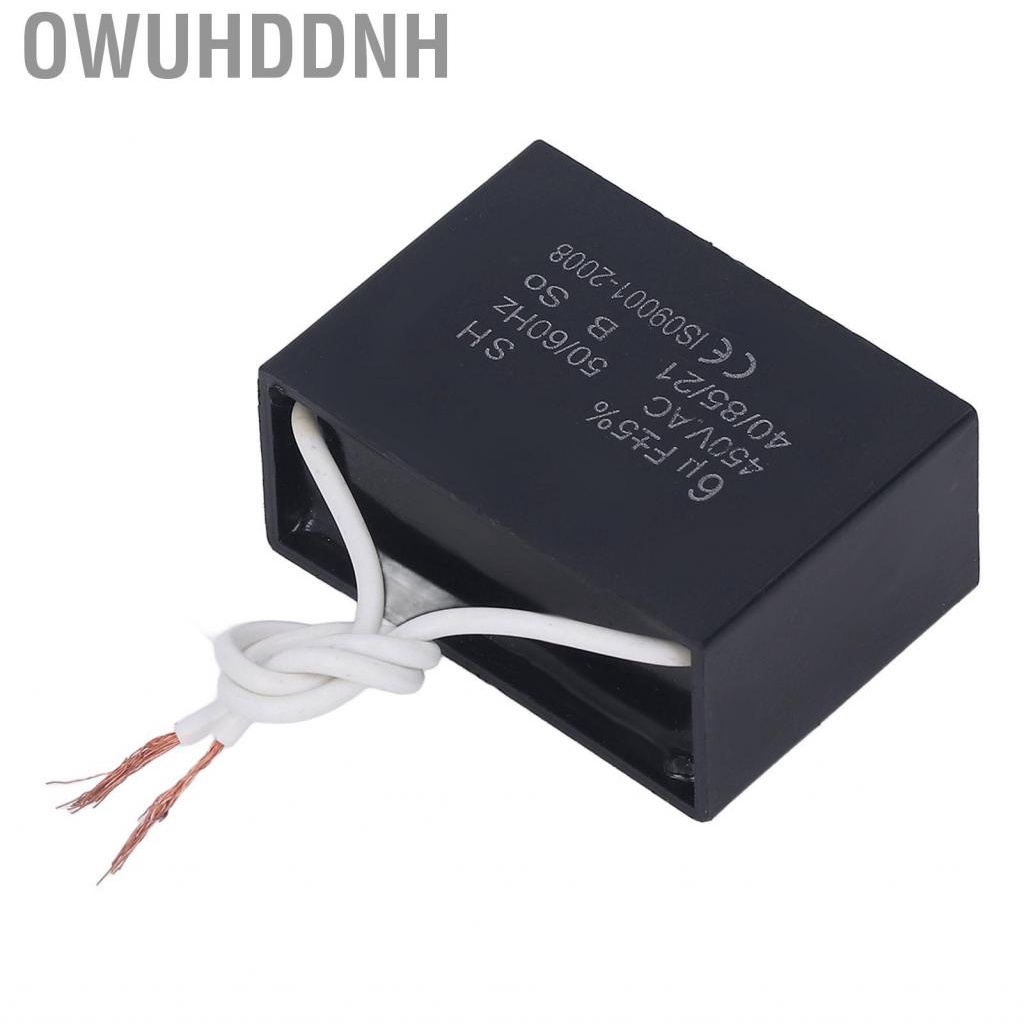 Owuhddnh Start Capacitor 450V AC 6μF 50/60Hz  Run Accessory For Fan Pump Generator