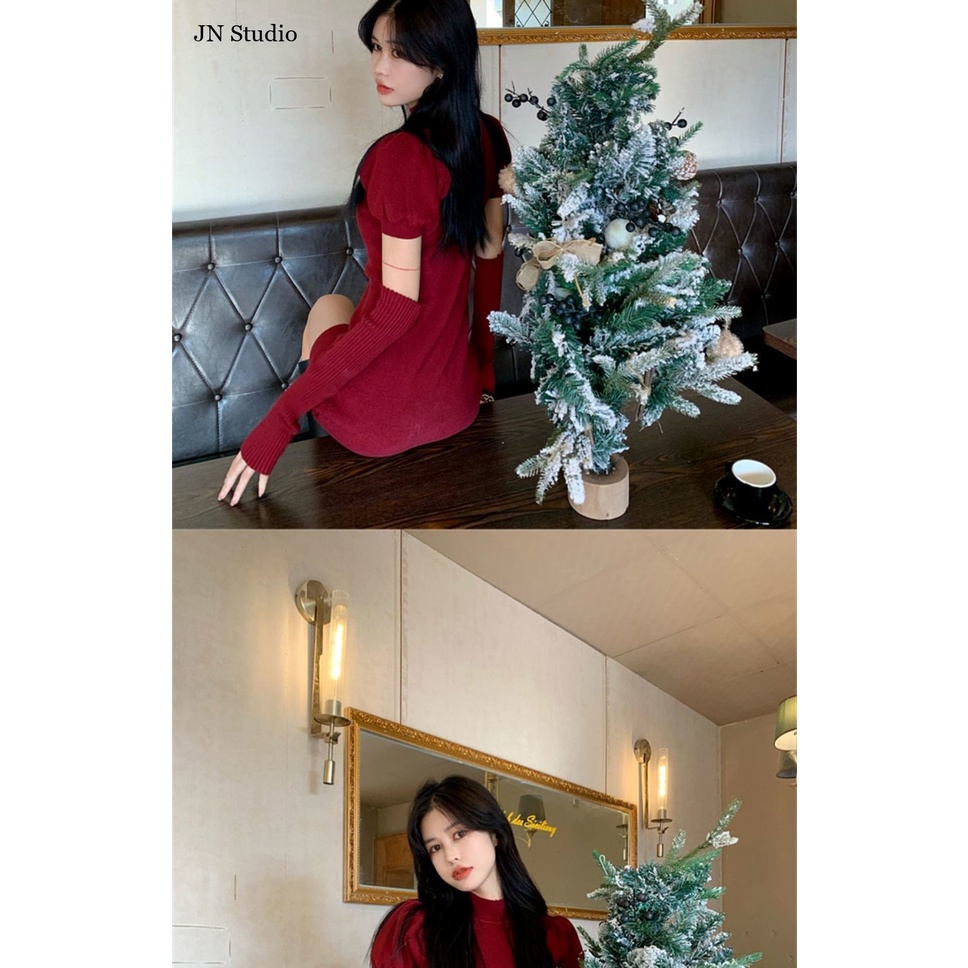 JN Studio Chic váy nữ Đầm Body Cho thời váy Thể thao Vintage thời trang hàn quốc WLQ23B018S 45Z231108